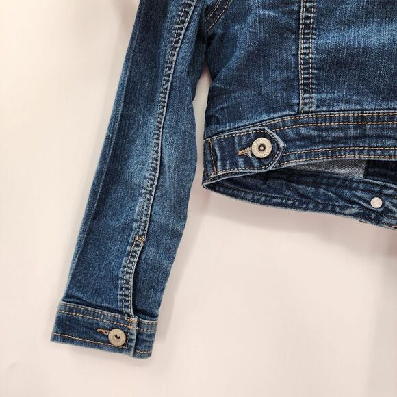 Arizona Jean Company Blue Denim Jacket Button Up Child Long Sleeve Size M8 - Picture 5 of 6